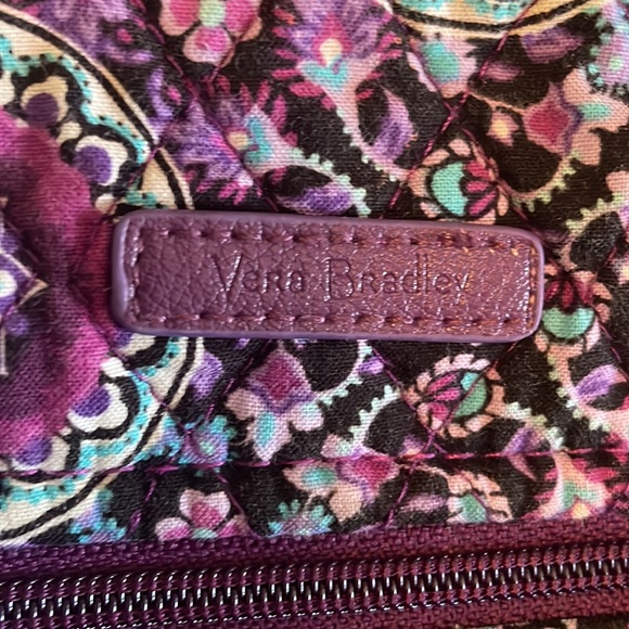 Vera Bradley Purple Paisely Backpack - Picture 2 of 6